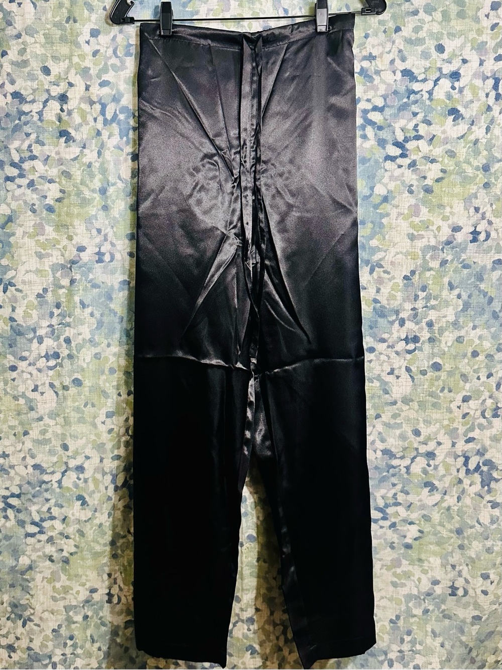 Terry Lewis Satin Pajama Set Black Lounge Set 3X NWT - Picture 4 of 4